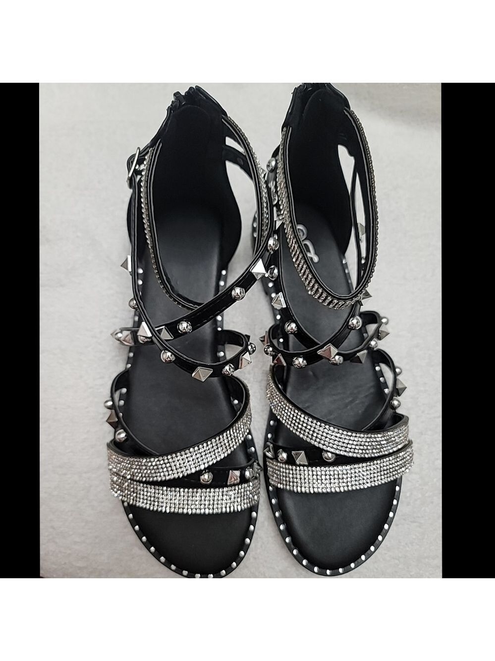 Just In  Gladiator studded sandals